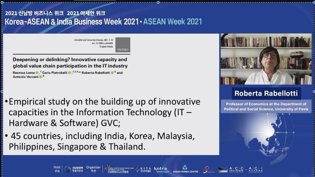 Innovation in Global IT Value Chains and the Impact of the Digital Transformation: Implications for ASEAN & India